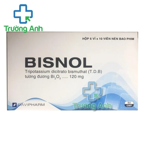 BISNOL Davipharm - Thuốc điều trị viêm loét dạ dày - tá tràng