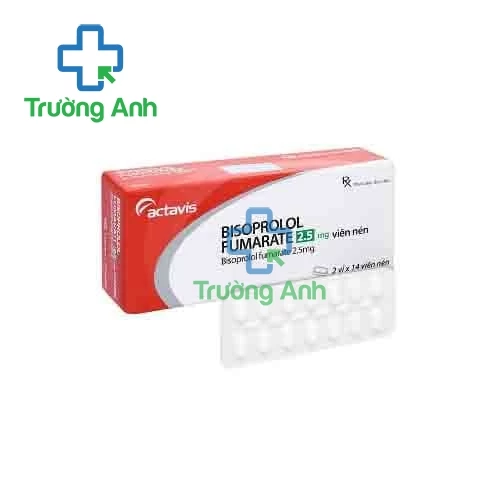 Bisoprolol 2,5 F.T.Pharma - Thuốc điều trị tăng huyết áp hiệu quả