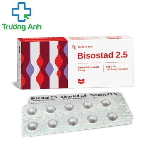 Bisostad 2.5 - Thuốc điều trị tăng huyết áp hiệu quả