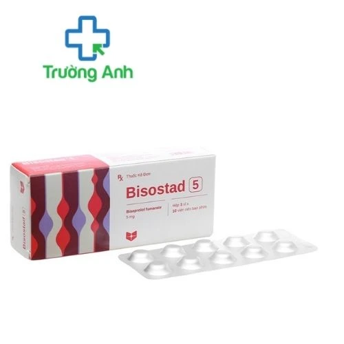 Bisostad 5 - Thuốc điều trị tăng huyết áp, đau thắt ngực của STADA