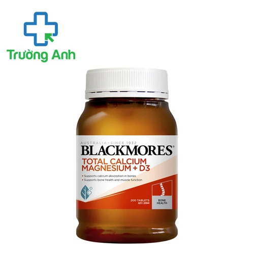 Blackmores Total Calcium Magnesium+D3 - Viên uống bổ sung canxi, Megie, D3 hiệu quả