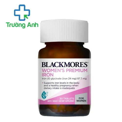 Blackmores Women's Premium Iron - Hỗ trợ bổ sung sắt cho bà bầu