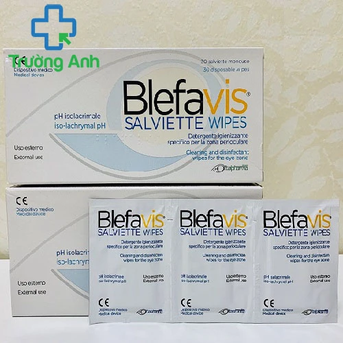 Blefavis Wipes - Miếng vệ sinh bờ mi của Oftalpharma