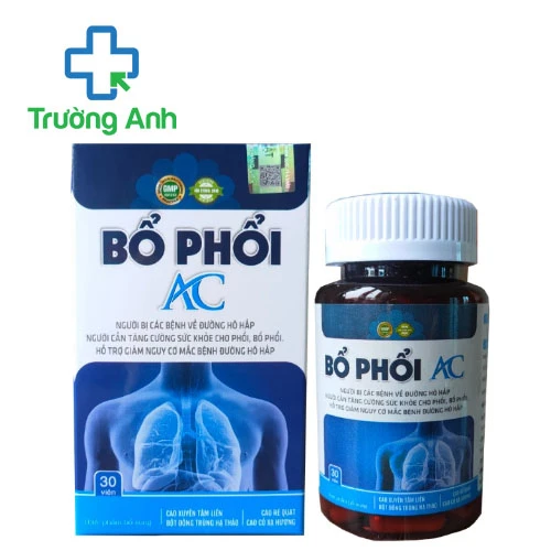 Bổ Phổi AC Á Châu Pharma - Hỗ trợ giảm nguy cơ mắc bệnh đường hô hấp