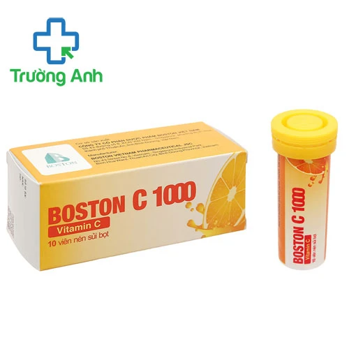 Boston C 1000 Vitamin C - Viên uống điều trị thiếu vitamin, mệt mỏi