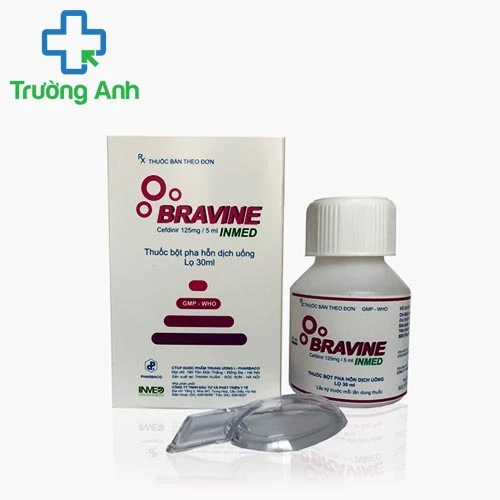 Bravine Inmed 125mg/5ml - Thuốc điều trị nhiễm trùng hiệu quả