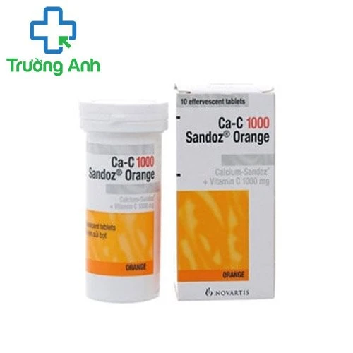 Ca - C 1000 Sandoz Orange - Thuốc bổ sung vitamin C hiệu quả của Pháp