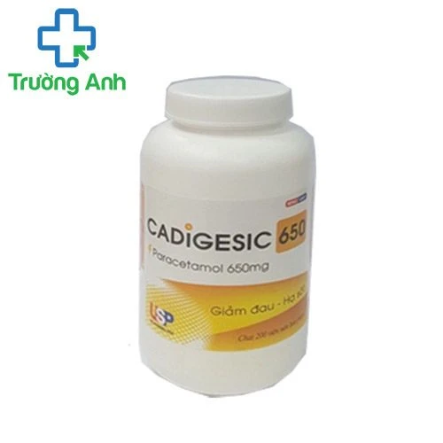 CADIGESIC 650 USP (lọ) - Giúp giảm đau, hạ sốt hiệu quả