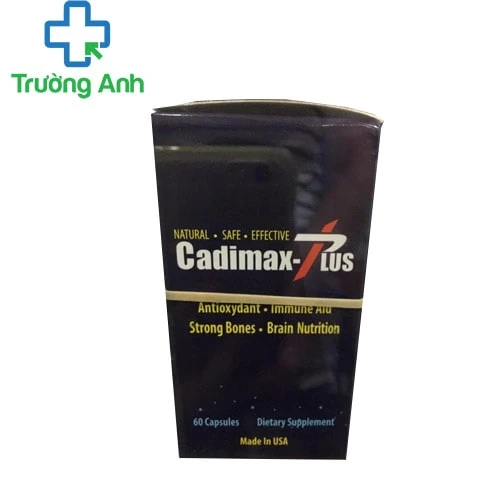 Cadimax Plus - Giúp tăng cường sức khỏe hiệu quả của Mỹ