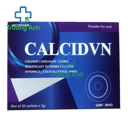 Calcidvn Hataphar - Thuốc bổ sung calci và vitamin D cho cơ thể