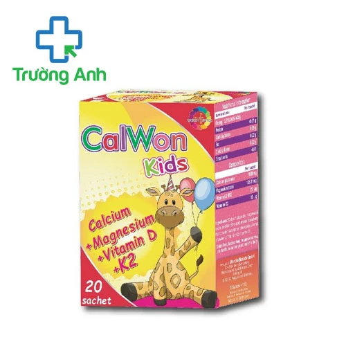 Calwon Kids Wondfo - Hỗ trợ bổ sung canxi hiệu cho cơ thể