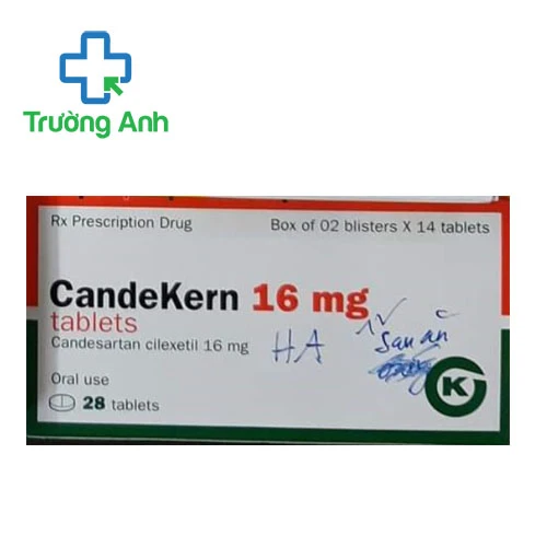 Candekern 16mg Tablet Kern Pharma - Thuốc điều trị tăng huyết áp hiệu quả