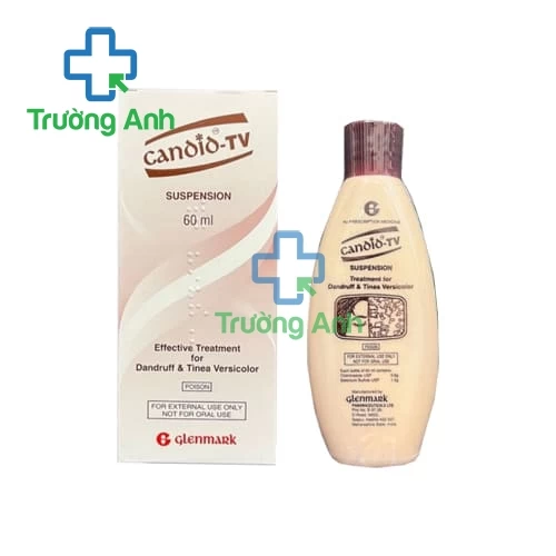 Candid-TV 60ml Glenmark - Thuốc bôi ngoài điều trị gàu, lang ben hiệu quả