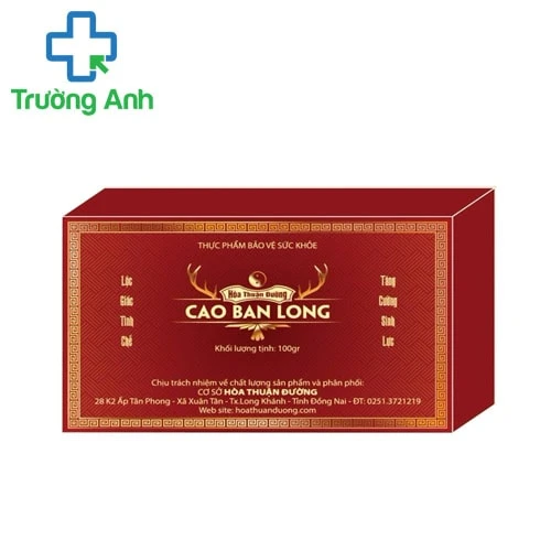 Cao ban long Hòa Thuận Đường - Giúp bổ trung, ích khí hiệu quả