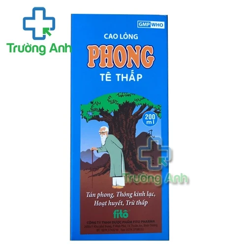 Cao lỏng Phong tê thấp Fito - Trị thấp khớp hiệu quả 