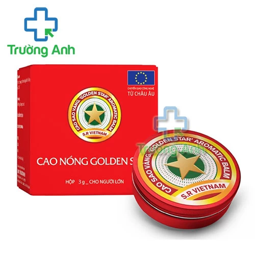 Cao nóng Golden Star 3g - Hỗ trợ làm ấm, trị muỗi đốt