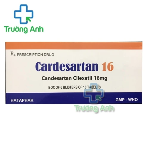 Cardesartan 16 - Thuốc điều trị bệnh tăng huyết áp của Hataphar