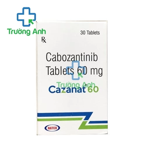 Cazanat 60mg Natco - Thuốc điều trị ung thư hiệu quả của Ấn Độ