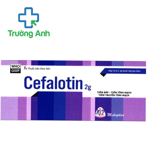 Cefalotin 2g Mekopha - Thuốc điều trị nhiễm khuẩn hiệu quả