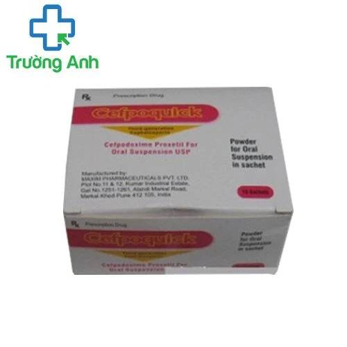 Cefpoquick 100mg - Thuốc kháng sinh điều trị nhiễm khuẩn hiệu quả của Ấn Độ