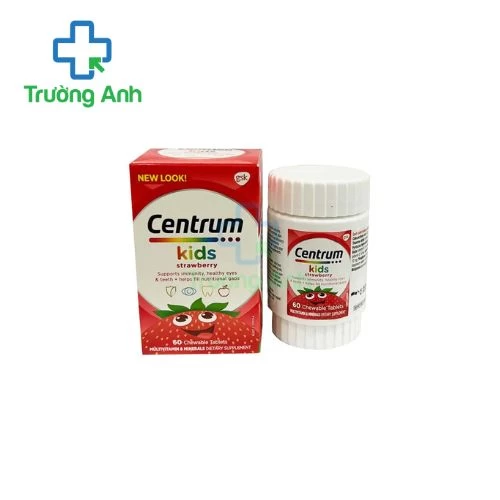 Centrum Kids Strawberry - Giúp bổ sung vitamin và khoáng chất