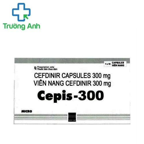 Cepis 300mg - Thuốc kháng sinh điều trị nhiễm khuẩn hiệu quả của Ấn Độ