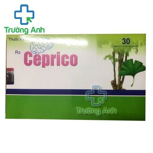 Ceprico - Giúp cải thiện tuần hoàn não hiệu quả của Khaihapharco