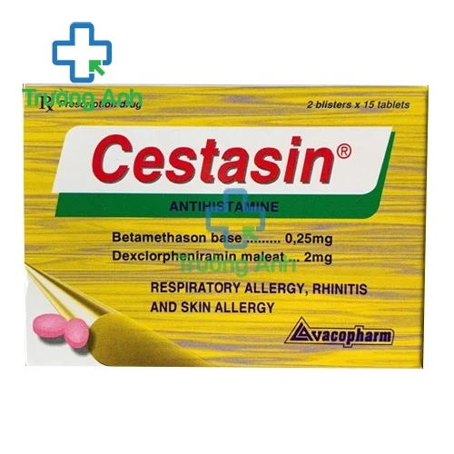 Cestasin - Thuốc điều trị các dị ứng hiệu quả của Vacopharm (10 hộp)