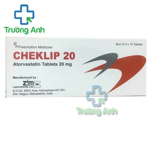 Cheklip 20 - Thuốc điều trị tăng cholesterol trong máu hiệu quả của Ấn