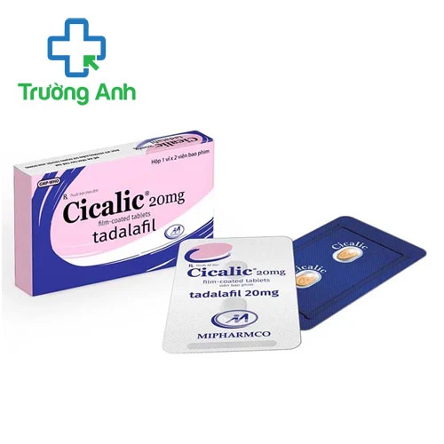 Cicalic 20mg Mipharmco - Thuốc điều trị rối loạn cương dương hiệu quả