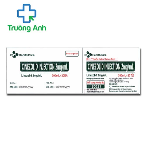 Cinezolid Injection - Thuốc điều trị nhiễm trùng, nhiễm khuẩn của Hàn Quốc