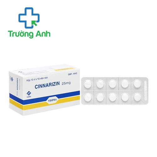 Cinnarizin 25mg Vidipha - Thuốc phòng say tàu xe hiệu quả