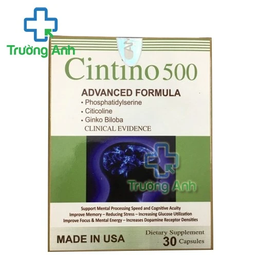 Cintino - Hỗ trợ tăng cường tuần hoàn não hiệu quả của USA