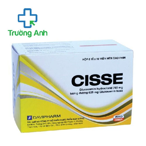 Cisse - Thuốc điều trị triệu chứng thoái hóa khớp gối hiệu quả của Davipharm