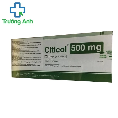 Citicol 500mg - Hỗ trợ trí nhớ của   Indonesia