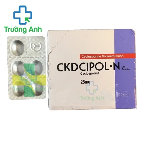 CKDCipol-N 25mg - Thuốc hỗ trợ ghép tạng hiệu quả của Hàn Quốc