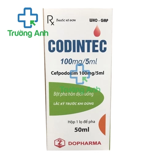 Codintec 100mg/5ml Dopharma (50ml) - Thuốc điều trị nhiễm khuẩn hiệu quả