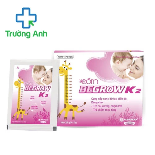 Cốm Begrow K2 - Bổ sung vitamin, acid amin và khoáng chất