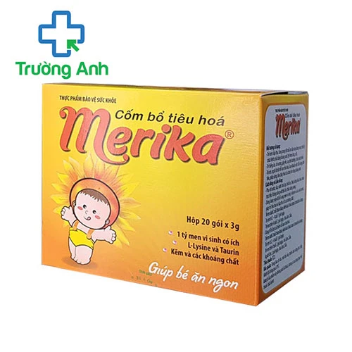 Cốm Bổ Tiêu Hóa Merika - Bổ sung men vi sinh và các acid amin thiết yếu cho trẻ của Davac