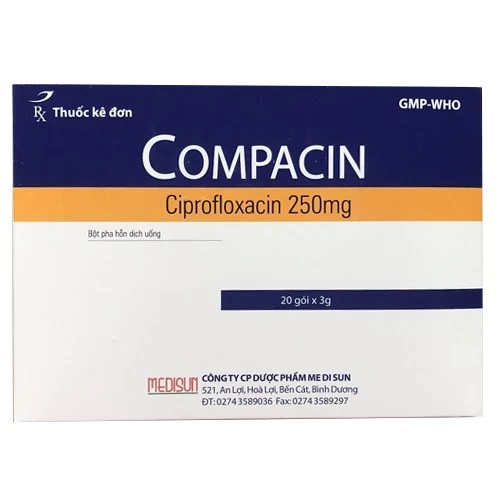 Compacin - Điều trị các bệnh nhiễm khuẩn hiệu quả của MEDISUN