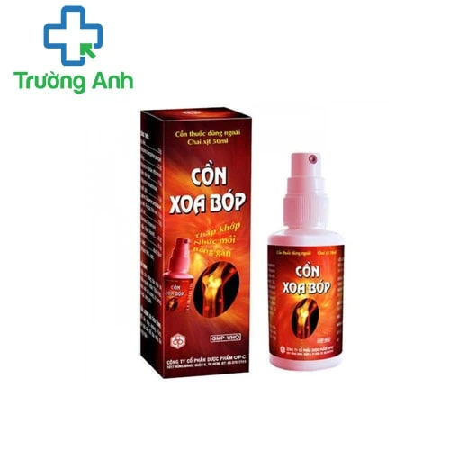 Cồn xoa bóp OPC (xịt) 50ml, 60ml - Giúp điều trị đau, mỏi xương khớp hiệu quả