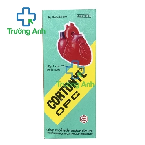 Cortonyl 25ml - Thuốc trợ tim hiệu quả của được phẩm OPC (10 hộp)