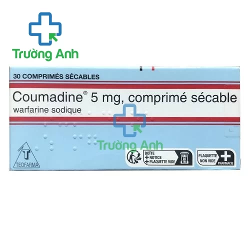 Coumadine 5mg (Warfarin) - Thuốc điều trị huyết khối tĩnh mạch