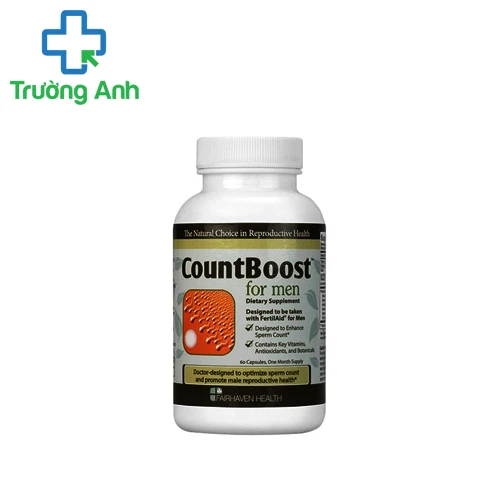 CountBoost for men - Thuốc hỗ trợ sinh sản ở nam giới hiệu quả