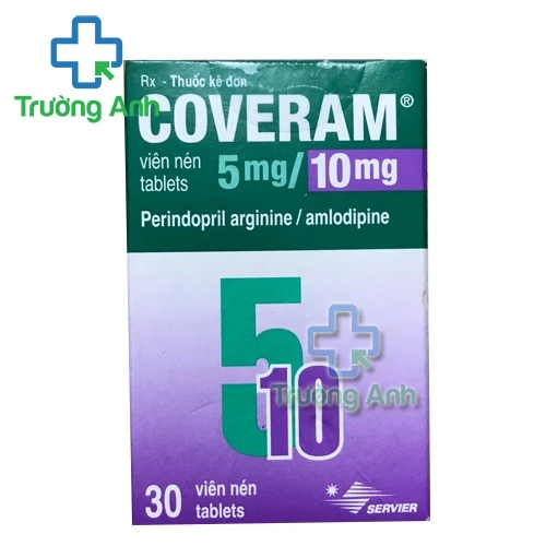 Coveram 5mg/10mg - Thuốc điều trị tăng huyết áp hiệu quả của Pháp