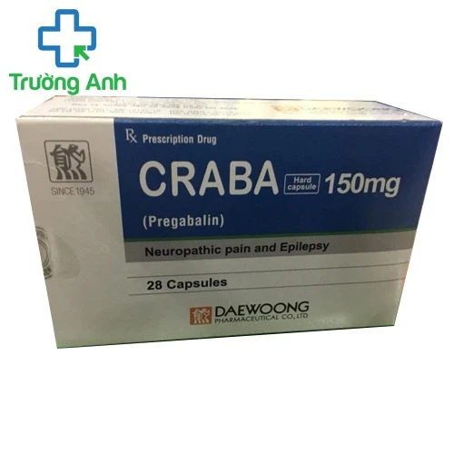 Craba 150mg  - Thuốc trị đau thần kinh hiệu quả của Hàn Quốc