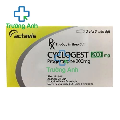 Cyclogest 200mg - Thuốc điều trị rối loạn tiền kinh hiệu quả của Actavis