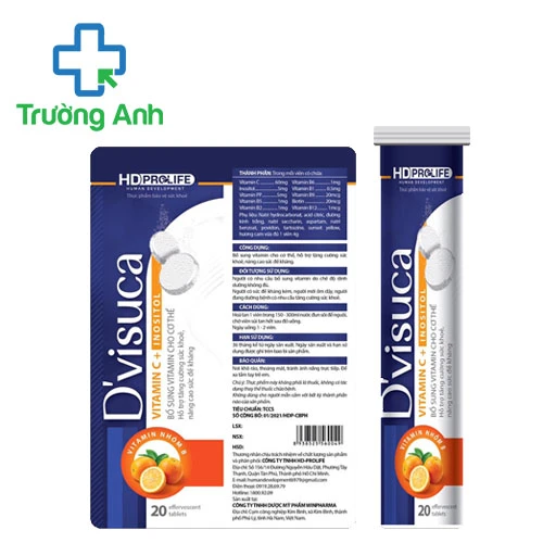 D’visuca - Hỗ trợ tăng cường sức đề kháng hiệu quả cho cơ thể