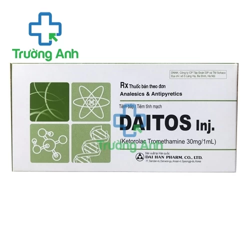 Daitos tiêm - Thuốc giảm đau cho người lớn hiệu quả