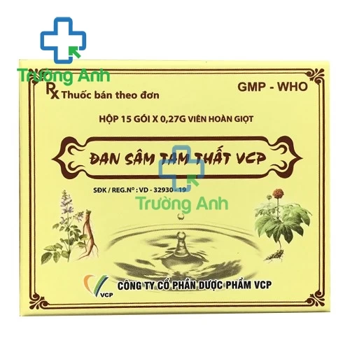 Đan Sâm Tam Thất VCP - Giúp điều trị chứng đau thắt ngực hiệu quả